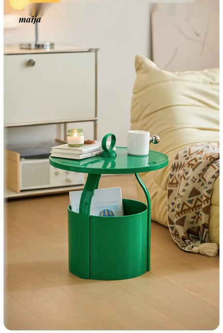 LOWERLEFT Cream Modern Side Table from HOBBYTREE