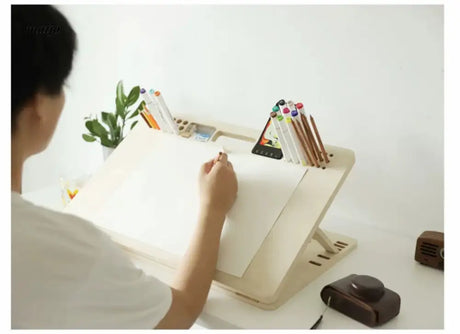 OGI NO RYOHIN Foldable Wooden Handheld Drawing Board from OGI NO RYOHIN