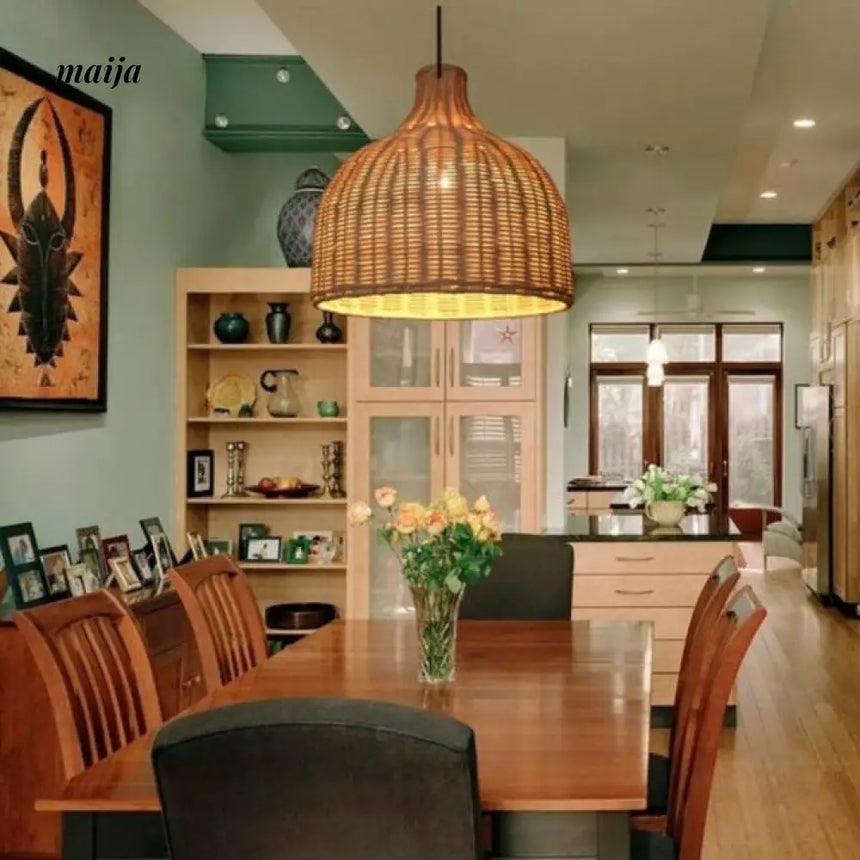 ZHONGSHAN Ceiling Lamp with Bamboo Shade Chinese Style from ZHONGSHAN