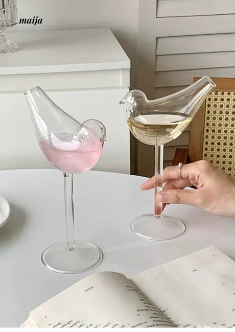 BANKE Creative Bird Tall Glass Cocktail Cup from BANKE