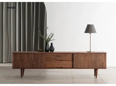 Rubber Wood Sliding Door TV Cabinet from maija