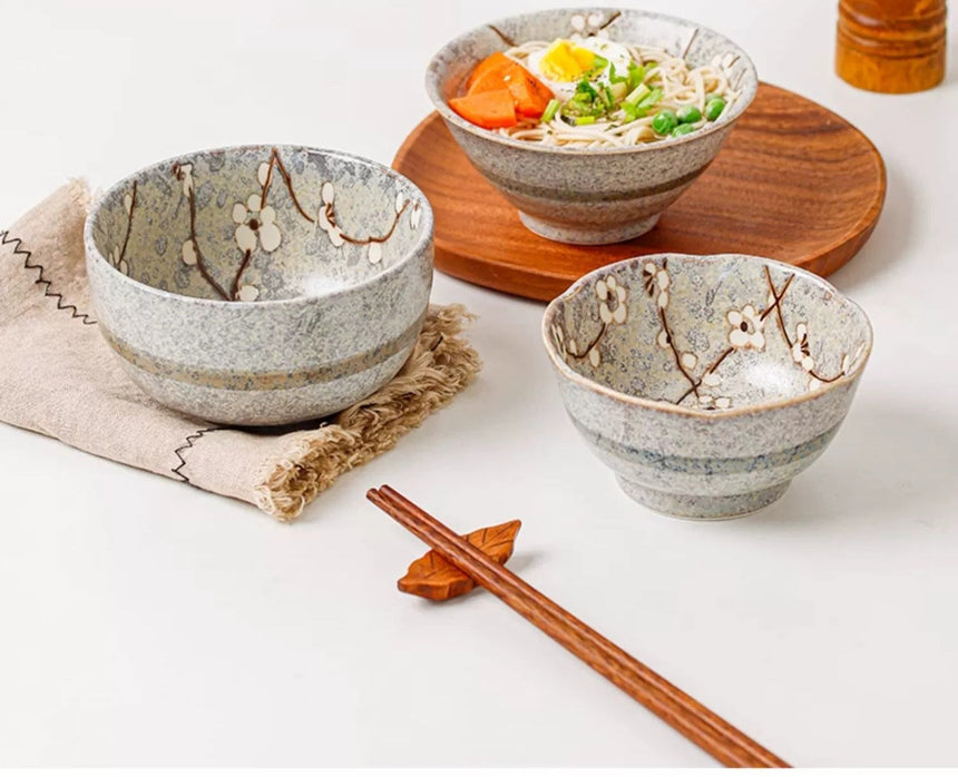 OKADA YAKI Five-Color Noodle Bowl Set from OKADA YAKI