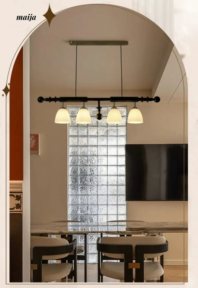 NANCY French Solid Wood Wabi-Sabi Chandelier from NANCY