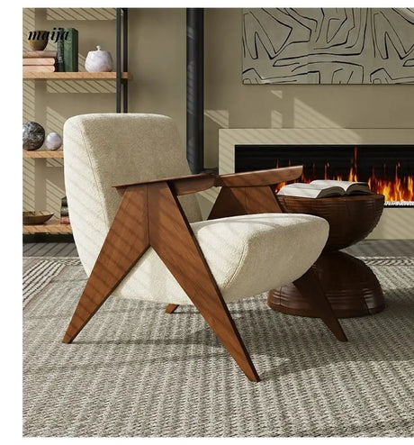 SMALL HIBISCUS Ash Wood Designer Chair from SMALL HIBISCUS
