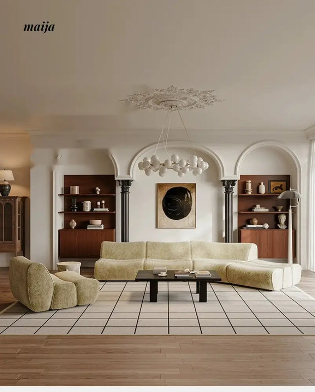 SMALL HIBISCUS Bamboo Modular Sofa from SMALL HIBISCUS