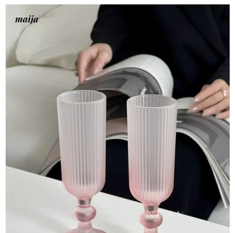 ANFAN Matte Crooked Cup Wineglass from ANFAN