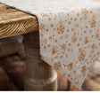 MAN YUE HOME Retro Christmas Dining Tablecloth Hot Gold Design from MAN YUE HOME