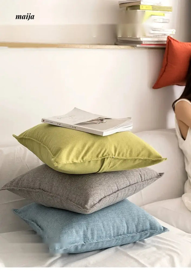 MAN YUE HOME Scandinavian Sofa Pillowcase with Cotton Cover from MAN YUE HOME