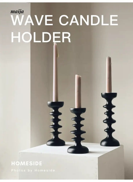 HOMESIDE Wave Candlestick from HOMESIDE