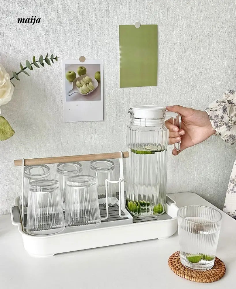 BANKE Glossy Glass Holder Storage Drying Rack from BANKE
