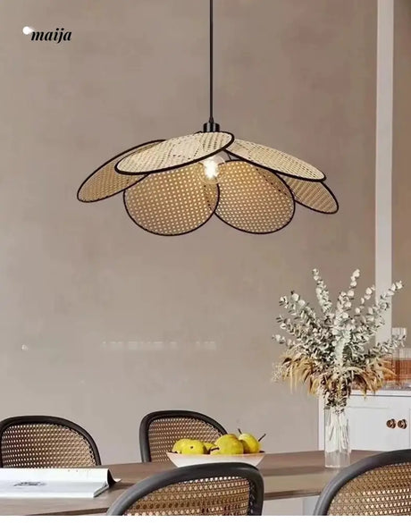 ZHONGSHAN Wabi-Sabi Rattan Chandelier for Living Room from ZHONGSHAN