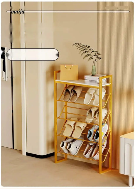 YUJIA Nordic Iron Shoe Rack Multi-Layer Storage from YUJIA