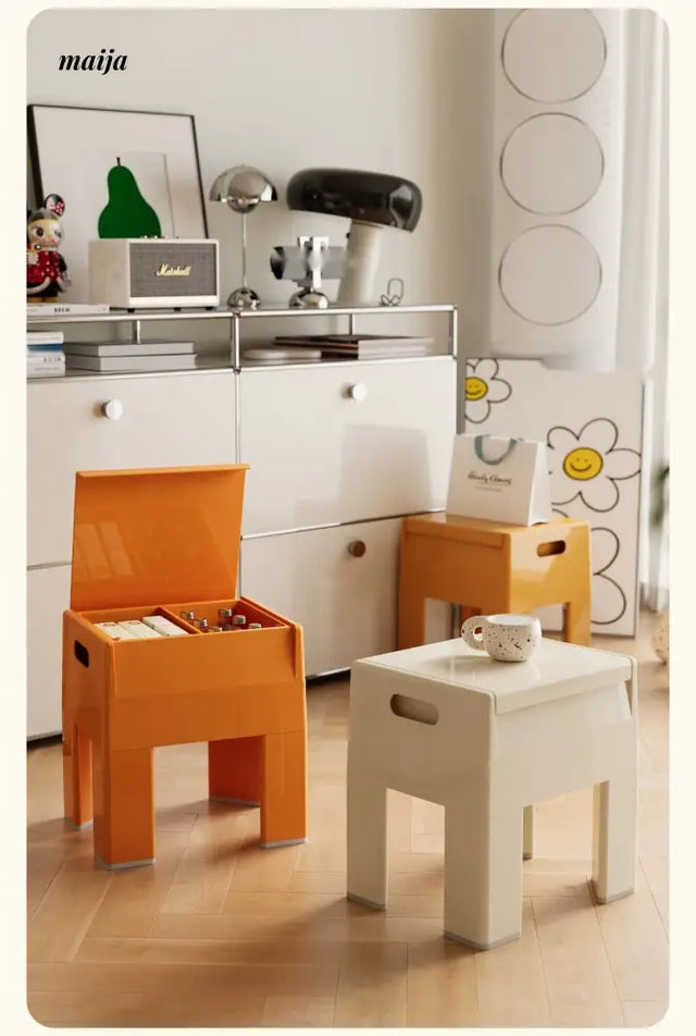 PUMPKIN BOX Creative Low Shoe Stool from PUMPKIN BOX