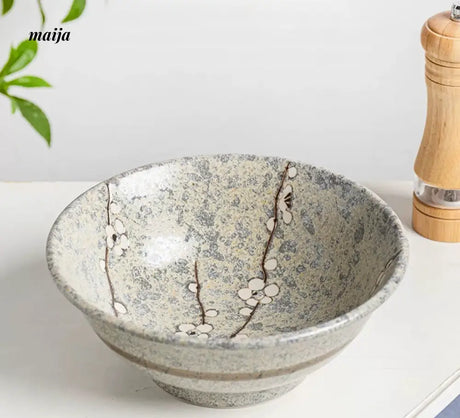 OKADA YAKI Large Ceramic Soup and Fruit Bowl from OKADA YAKI