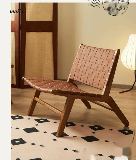 19 DREAM SPACE Saddle Leather Lounge Chair from 19 DREAM SPACE