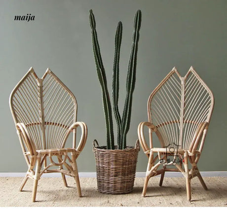 19 DREAM SPACE Japanese Rattan Chair Set from 19 DREAM SPACE