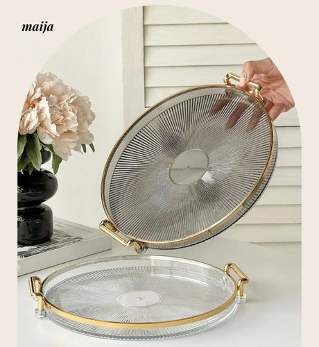 BANKE High-End Light Luxury Plastic Fruit Plate from BANKE