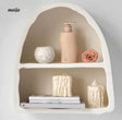 LIVINGPLUS Nordic White Arch Wall Cabinet from LIVINGPLUS