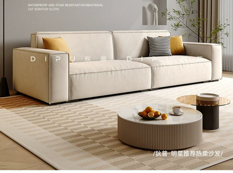 DIPU Aleah Cat-Safe Creamy Style Sofa from DIPU