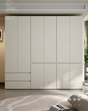 AIWO Odette Cream Ceiling-High Wardrobe for Small Apartments from AIWO