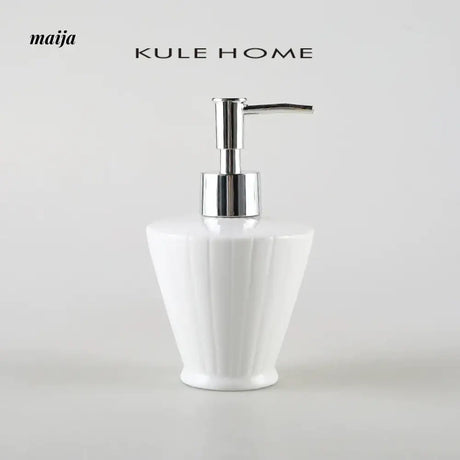 KULE HOME Ceramic Minimalist Lotion Bottle from KULE HOME