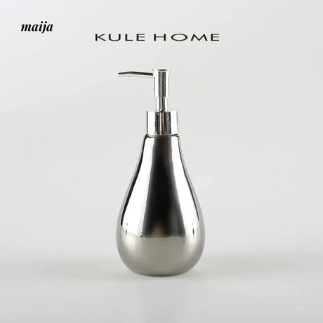 KULE HOME Ceramic Lotion Bottle with Shower Gel Holder from KULE HOME