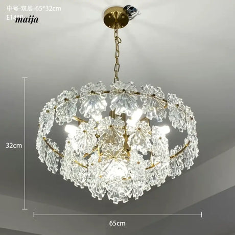 LYNN French Glossy Retro Ceiling Lamp from Lynn's Lamp