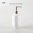 KULE HOME Brick Ceramic Lotion and Shower Gel Bottle from KULE HOME