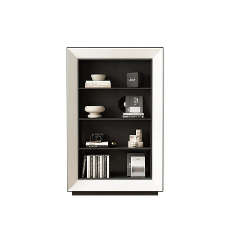 LINYUE Finn Retro Solid Wood Floor Bookshelf from LINYUE
