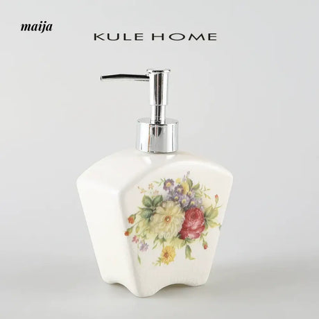 KULE HOME Ceramic Scandinavian Lotion Bottle from KULE HOME