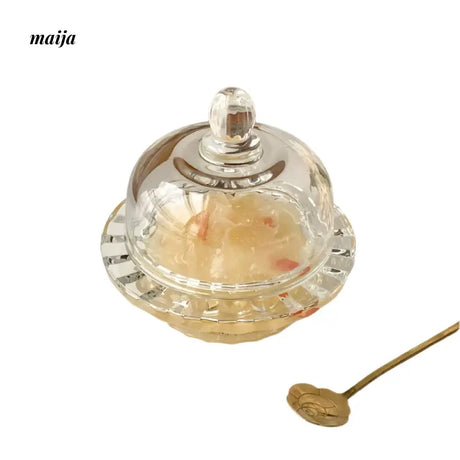 BANKE Transparent Bird's Nest Glass Bowl with Lid from BANKE