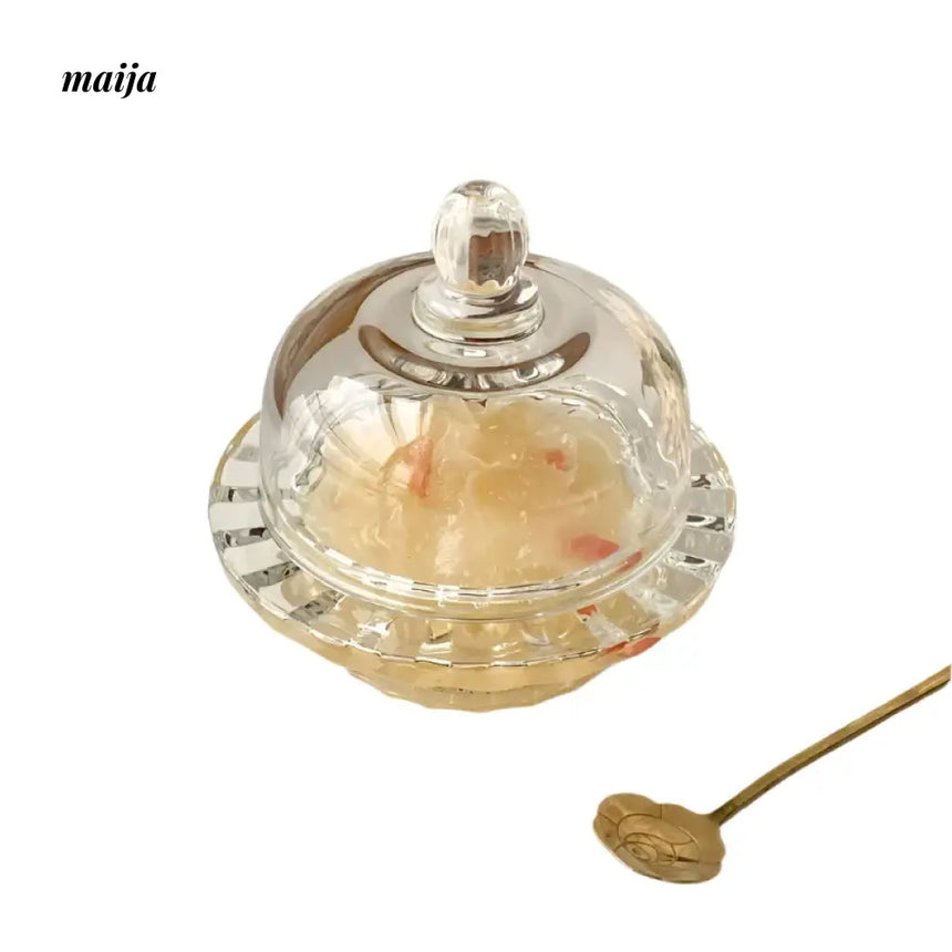 BANKE Transparent Bird's Nest Glass Bowl with Lid from BANKE