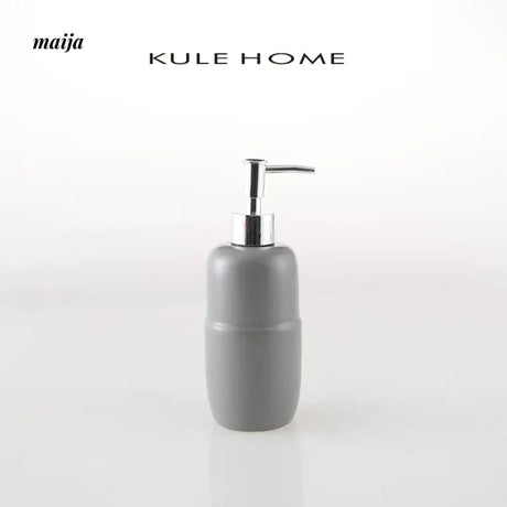 KULE HOME Pastel Ceramic Lotion Bottle for Shower Gel from KULE HOME