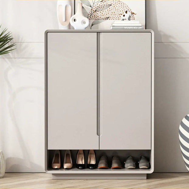 LINYUE Milo Cream Style Shoe Cabinet with Partition from LINYUE