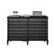 LINYUE Noelle French Solid Wood Eight-Drawer Sideboard from LINYUE