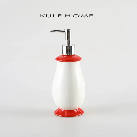 KULE HOME Vintage Ceramic Lotion and Shampoo Bottle from KULE HOME
