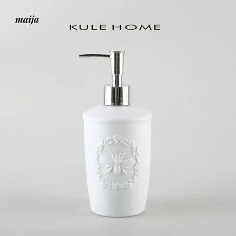 KULE HOME Ceramic Lotion and Hand Sanitizer Container from KULE HOME