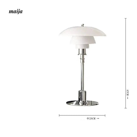 LYNN Scandinavian Glossy Table Lamp from Lynn's Lamp