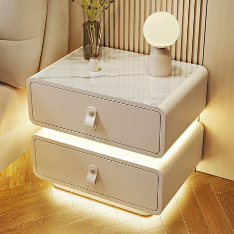BESTFU Zephyr Smart Bedside Table with Sleek Functionality from BESTFU