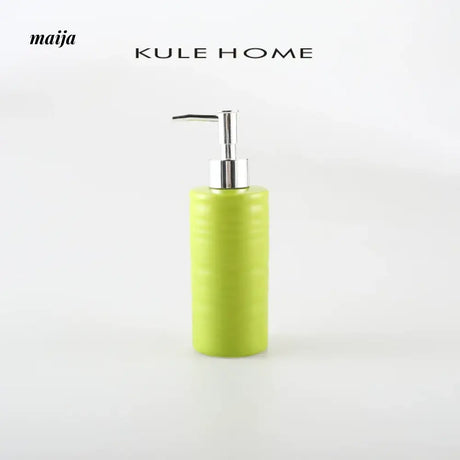 KULE HOME Ceramic Scandinavian Lotion and Shampoo Bottle from KULE HOME