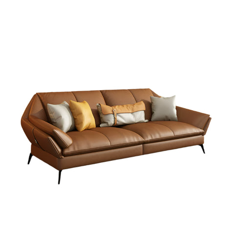 DIPU Harper Minimalist Leather Scandinavian Sofa from DIPU