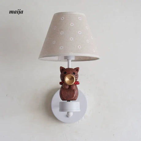 QXWD Cat Conductor Ceiling Lamp Children's Room from QXWD