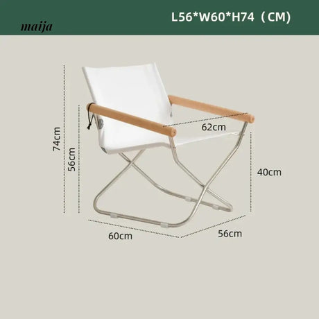 PUMPKIN BOX Nordic Folding Canvas Chair from PUMPKIN BOX