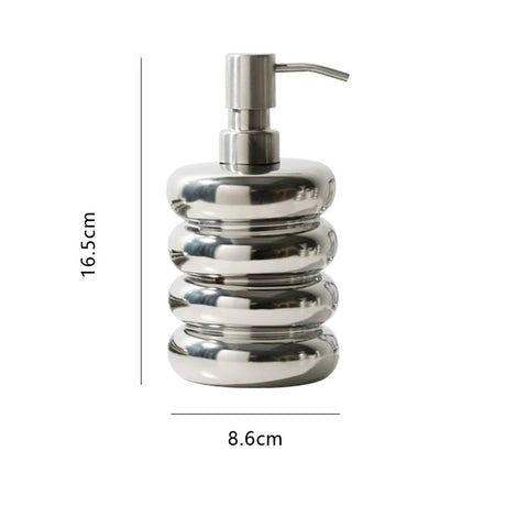 LENYVASEN Leo Silver Ceramic Dispenser from LENYVASEN