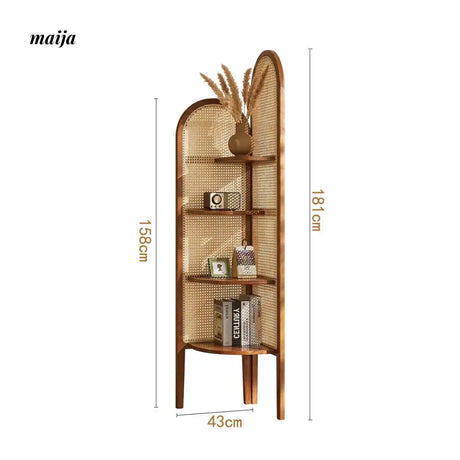 RATTAN CRAFTSMAN Rattan Corner Cabinet from RATTAN CRAFTSMAN