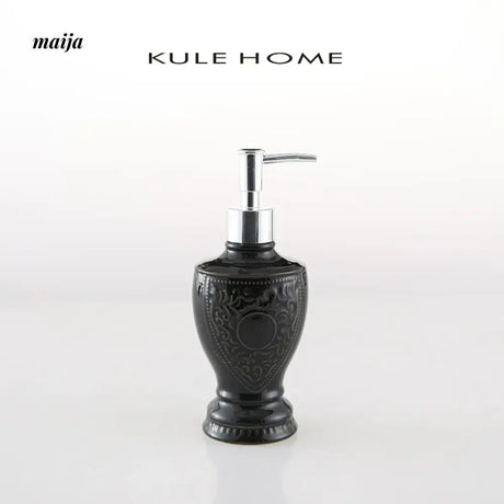 KULE HOME French Vintage Ceramic Lotion and Shower Gel Holder from KULE HOME