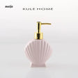 KULE HOME Shell Ceramic Shower Gel and Lotion Bottle from KULE HOME