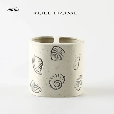 KULE HOME Ceramic Desktop Pen Holder Organizer from KULE HOME