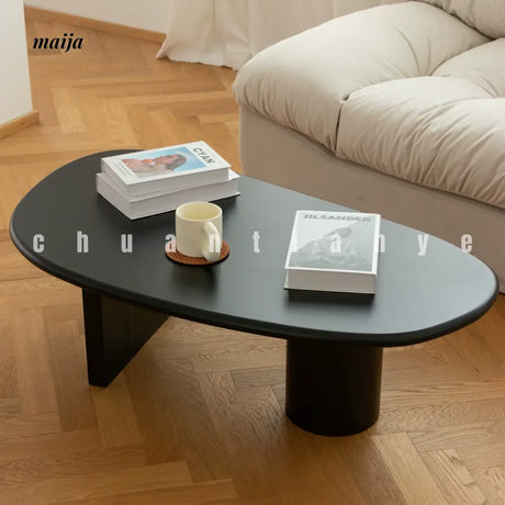 KAWADENO Irregular Black Coffee Table from KAWADENO