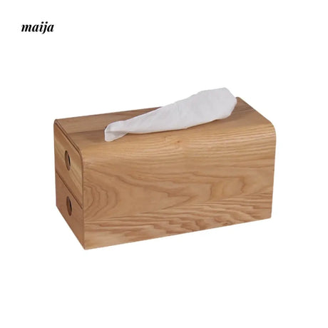 MUSN Double-Layer Wooden Wipes Box from MUSN